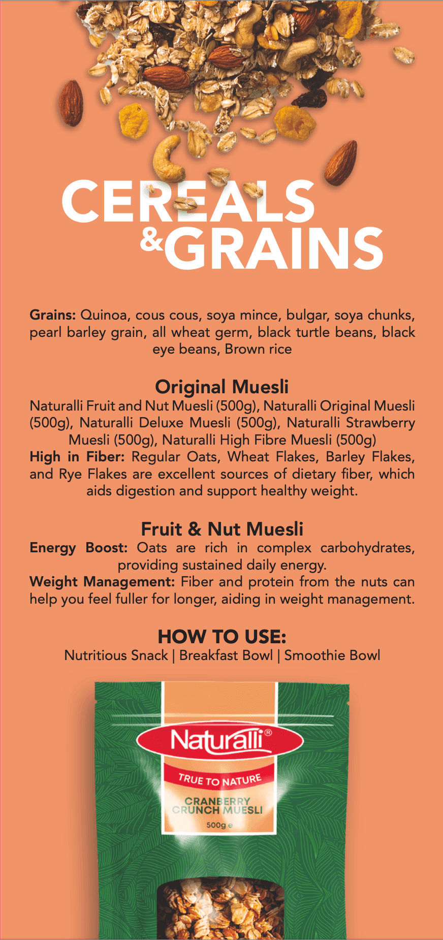 cereals-and-grains category flyer