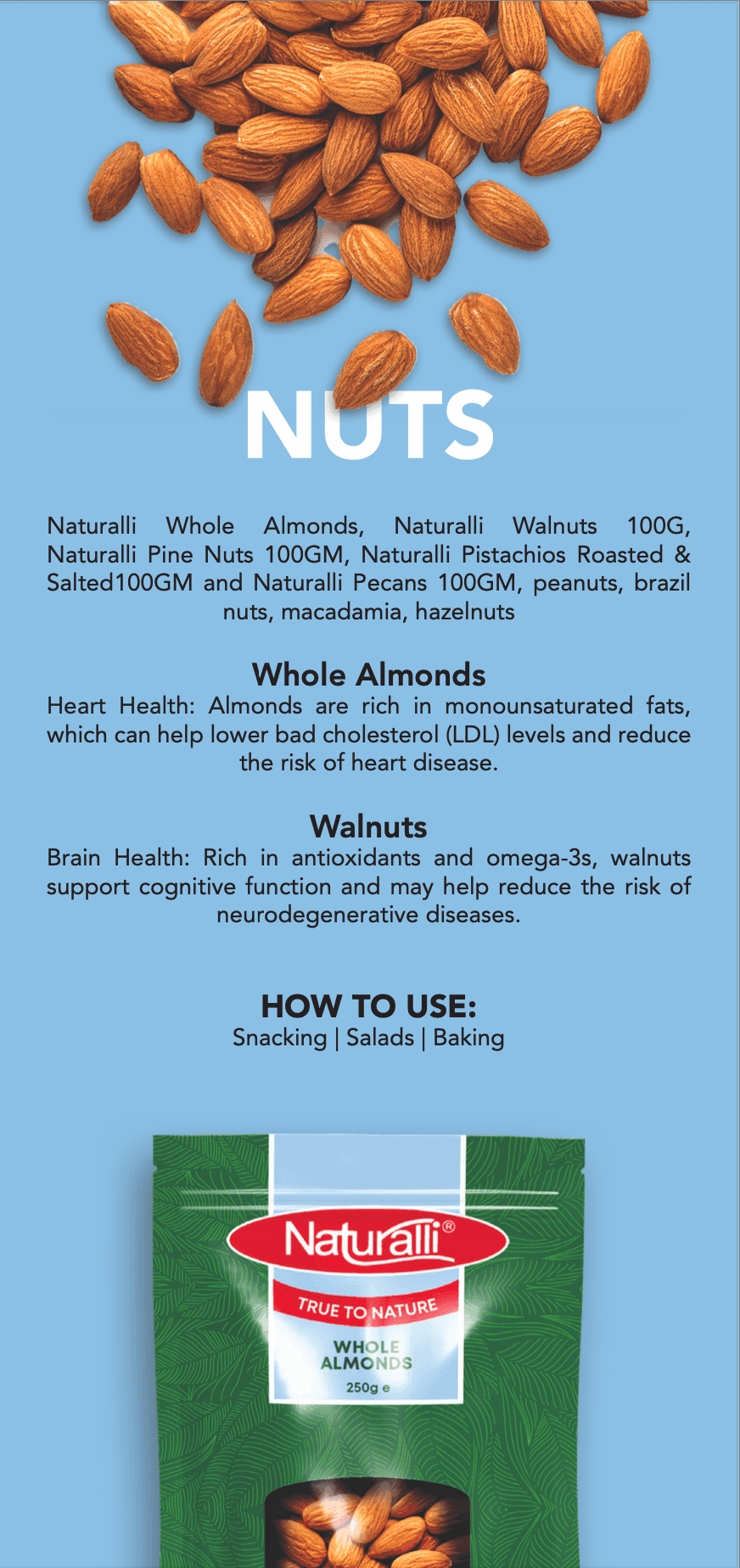 nuts category flyer