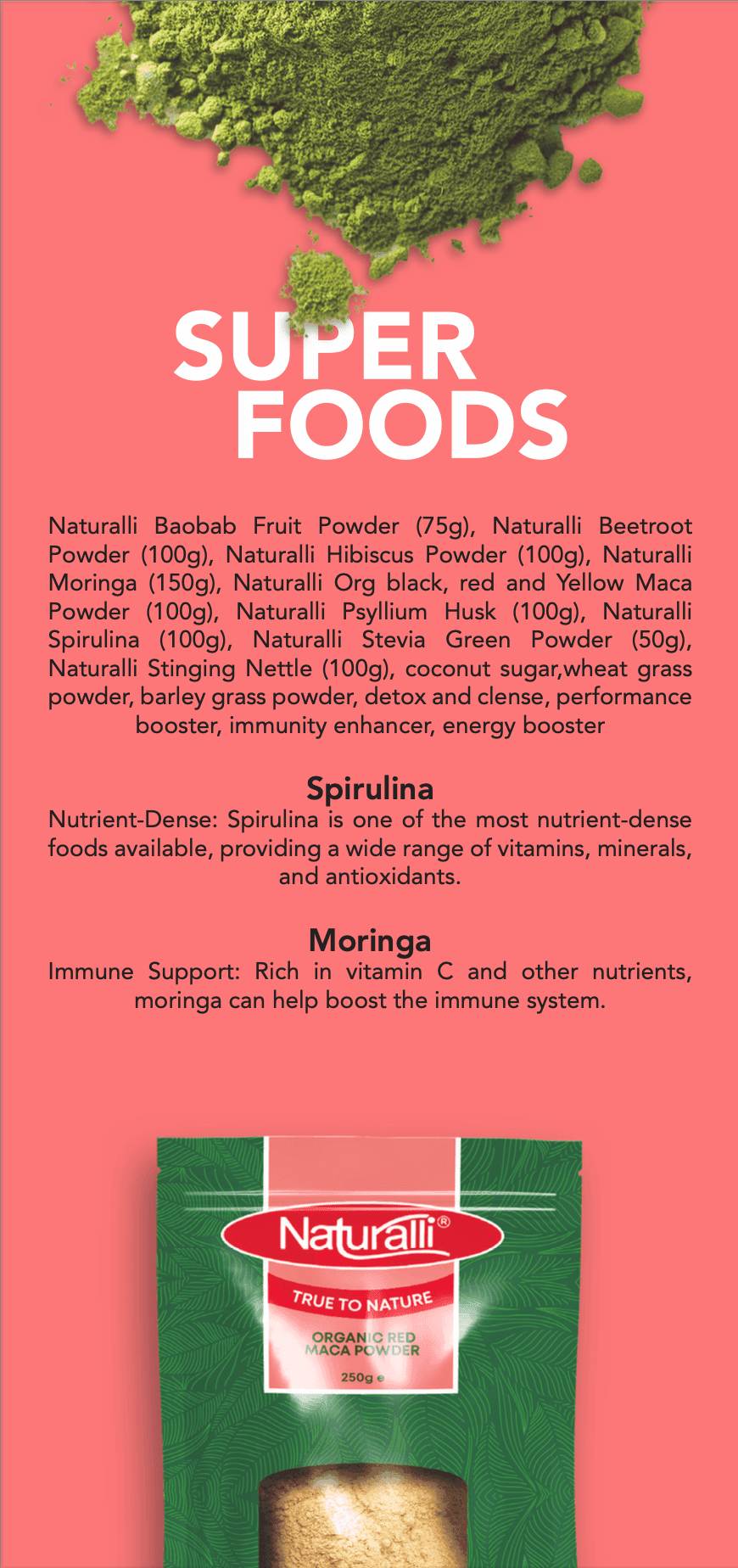 superfood-mixes category flyer